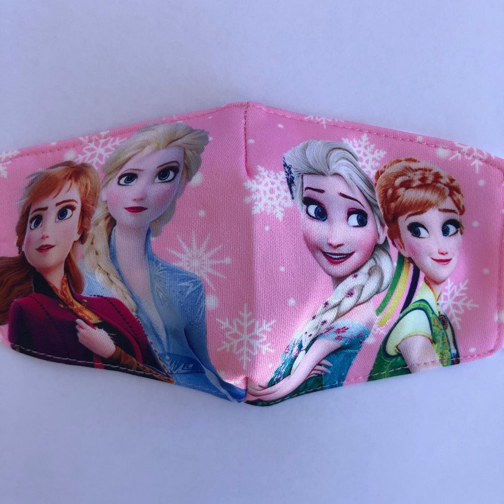 girls face mask frozen
